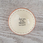 Love you Moon Terracotta Trinket Dish