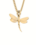 Dragonfly 18k Gold Plated Necklace