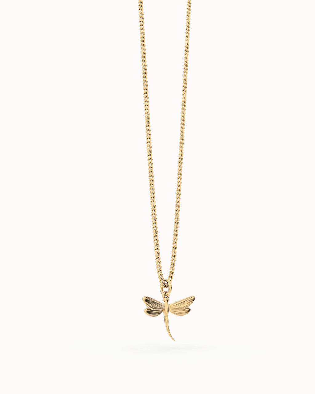 Dragonfly 18k Gold Plated Necklace