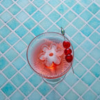 Retro Daisy Ice Cube Tray Yellow