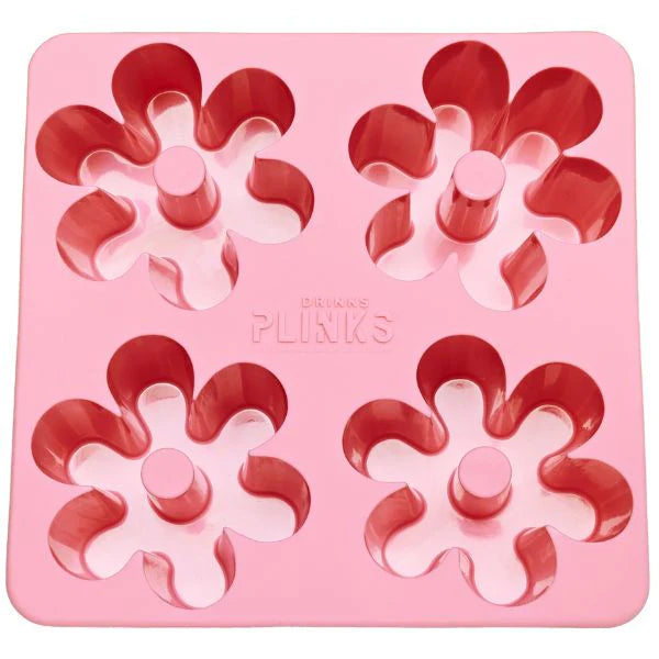 Retro Daisy Pink Ice Cube Tray