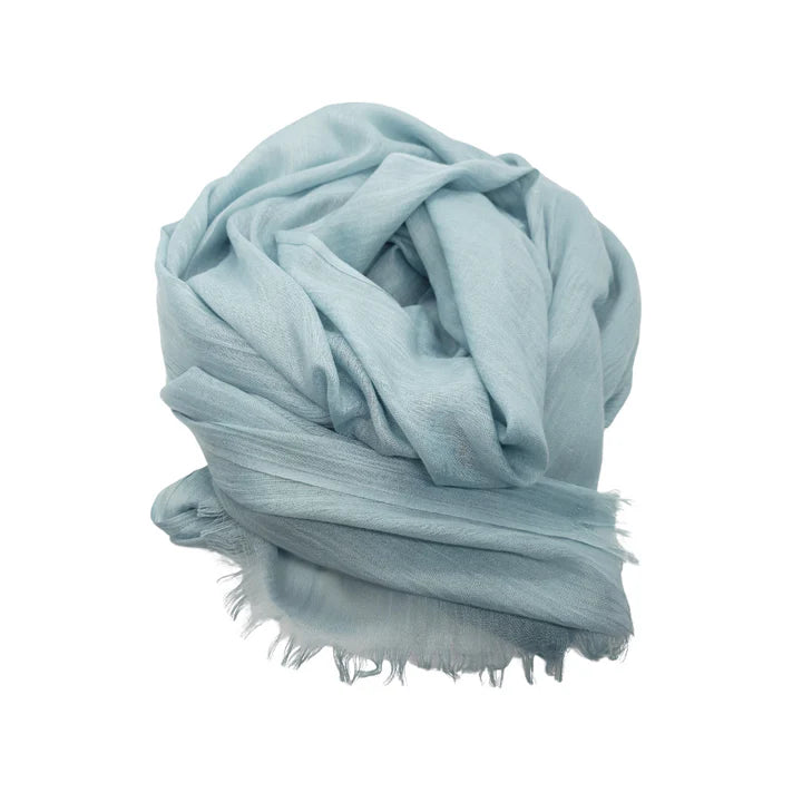 Bamboo Scarf Duck Egg Blue