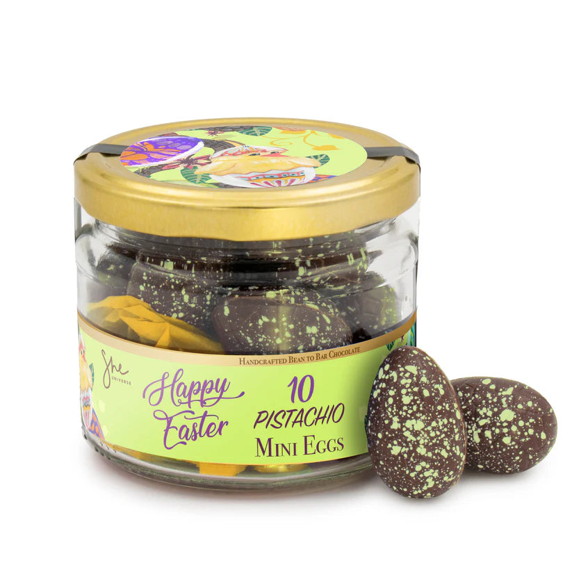 10 Pistachio & Rose Mini Eggs