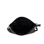 Emma Leather Sling Rambler Bag Black