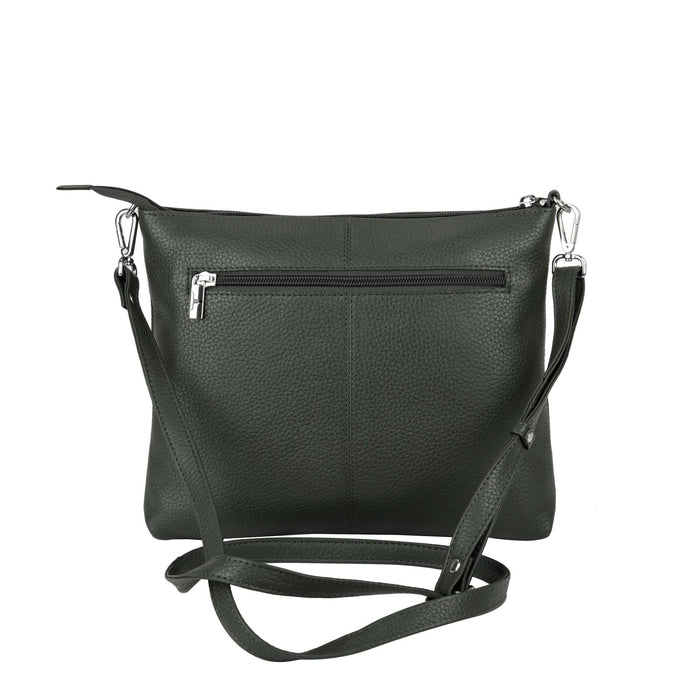Emma Leather Sling Bag Forest Green