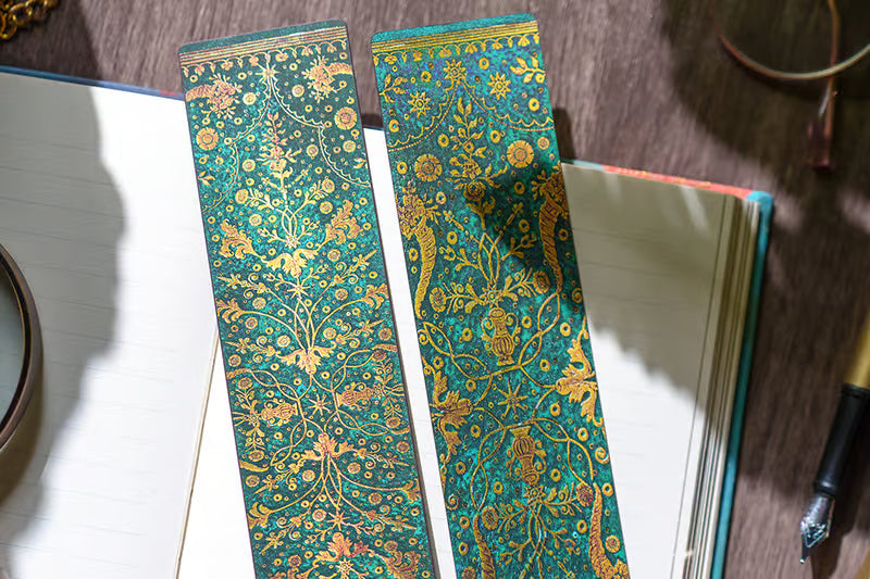 Emerald Flower Bookmark