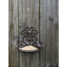Load image into Gallery viewer, Cast Iron Wall Bird Feeder