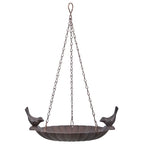 Bird Bath Hanging with 2 Birds