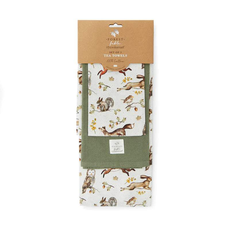 Forest Fable 3pack Tea Towel