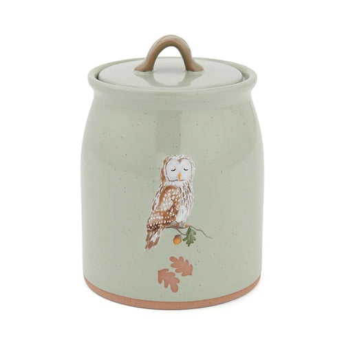 Forest Fable Canister Owl