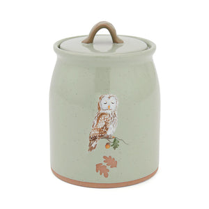 Forest Fable Canister Owl