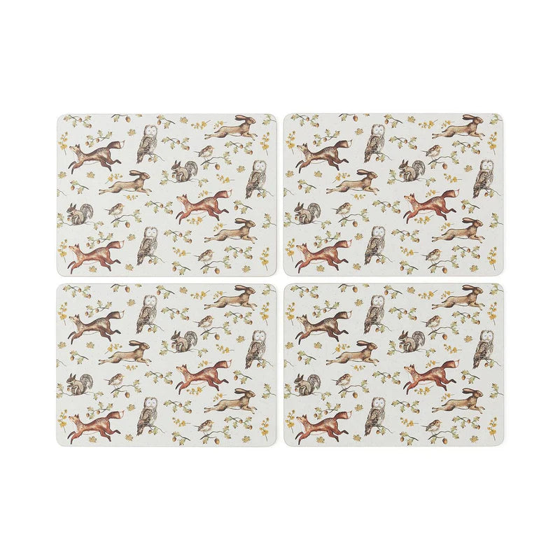 Forest Fable Set of 4 Placemats