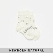 Load image into Gallery viewer, Fox Merino Wool Crew Baby Socks NB-3m