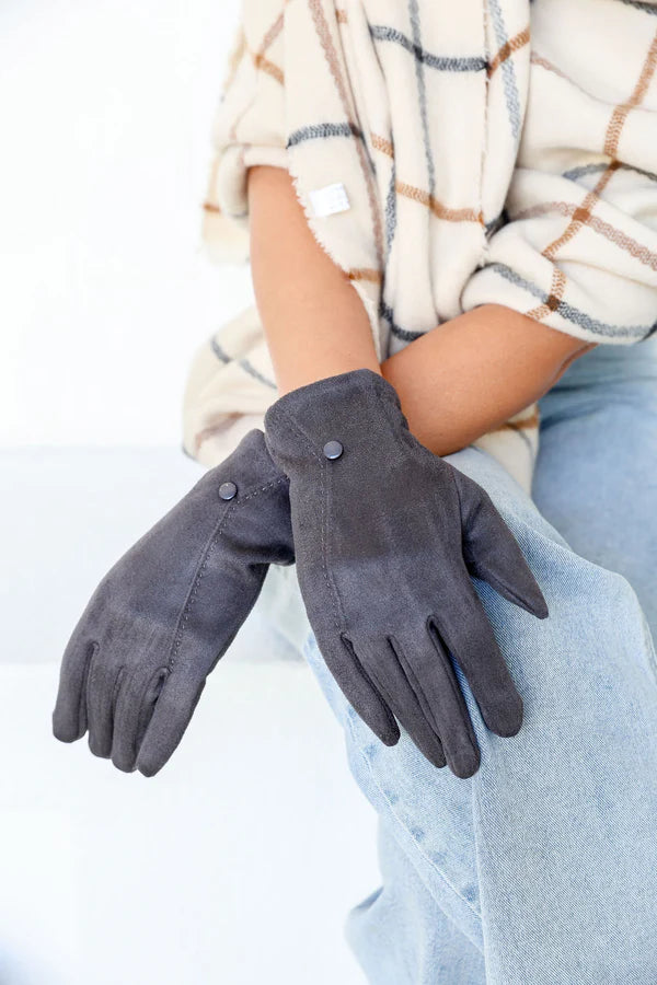 Stretch Gloves Grey