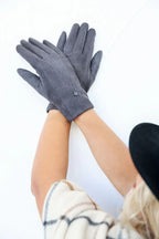 Stretch Gloves Grey