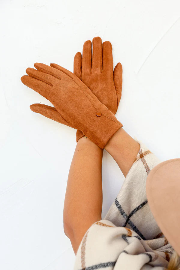 Stretch Gloves Tan