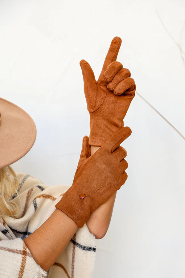 Stretch Gloves Tan