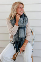 Charcoal Grey Comfort Scarf