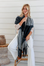 Load image into Gallery viewer, Charcoal Grey Comfort Scarf