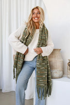 Khaki Scarf Soft Lux