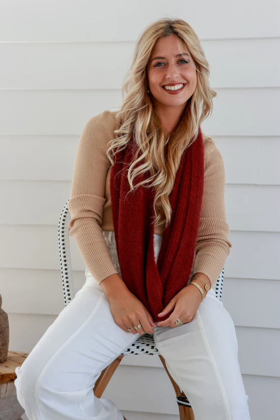 Berry Snood Scarf