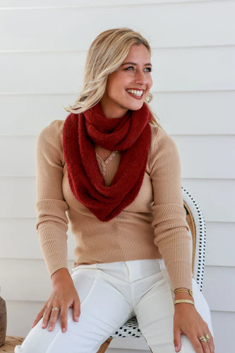 Berry Snood Scarf