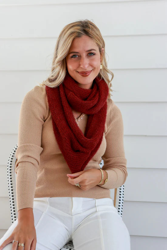Berry Snood Scarf