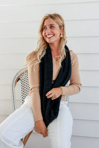 Black Snood Scarf