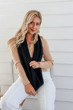 Black Snood Scarf