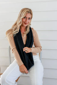 Black Snood Scarf