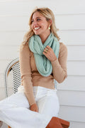 Mint Snood Scarf