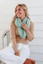 Mint Snood Scarf