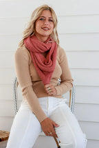 Rosewood Snood Scarf