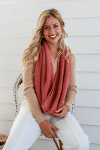 Rosewood Snood Scarf