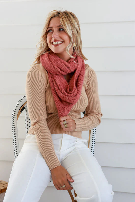 Rosewood Snood Scarf