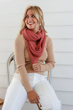 Rosewood Snood Scarf