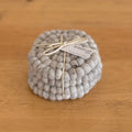 Felt Ball Coasters Oat