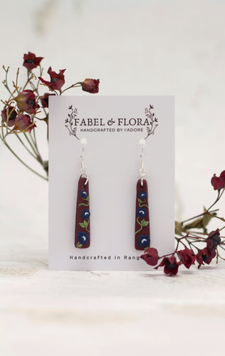 Floral Rod Earrings