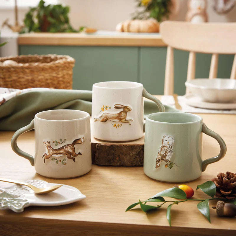 Forest Fable Reverse Conical Mug Owl