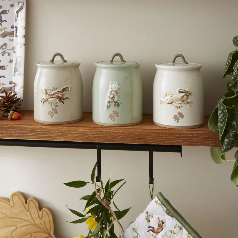 Forest Fable Canister Owl