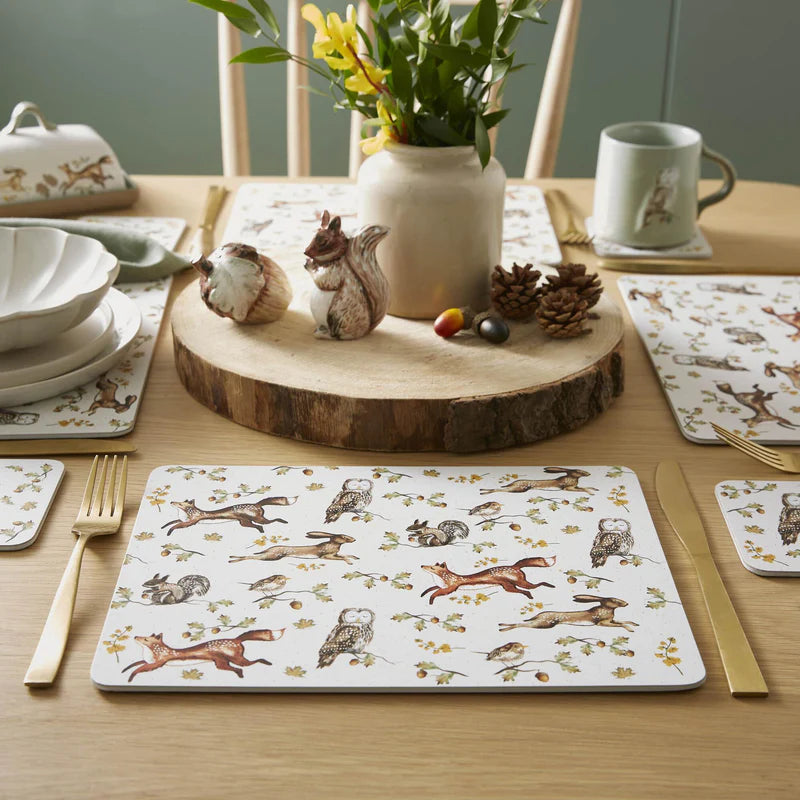 Forest Fable Set of 4 Placemats