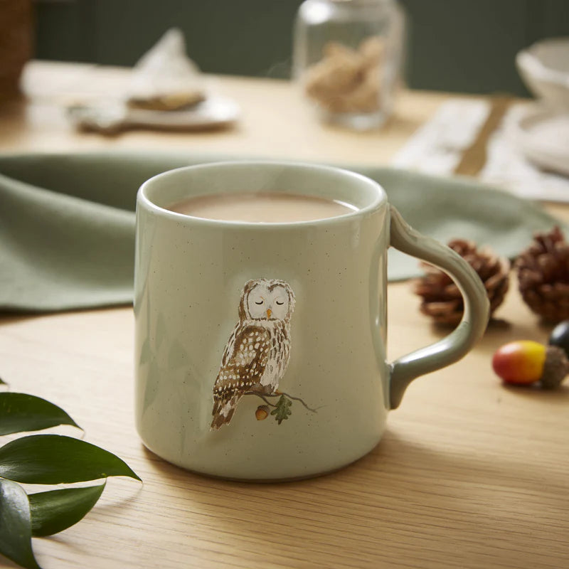 Forest Fable Reverse Conical Mug Owl