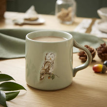 Load image into Gallery viewer, Forest Fable Reverse Conical Mug Owl