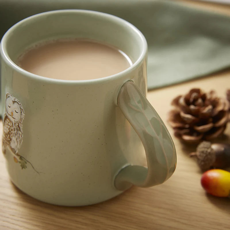 Forest Fable Reverse Conical Mug Owl