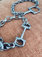 Linked Snaffle Chain Bracelet