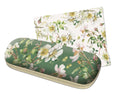Glasses Case With Cloth White Elegance