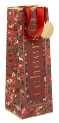 Xmas Bottle Bag XL Framed Foliage