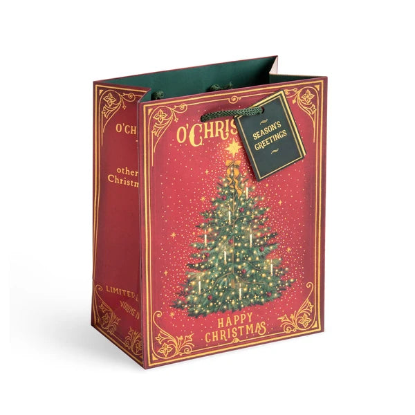 Xmas Gift Bag Medium Storybook Tree