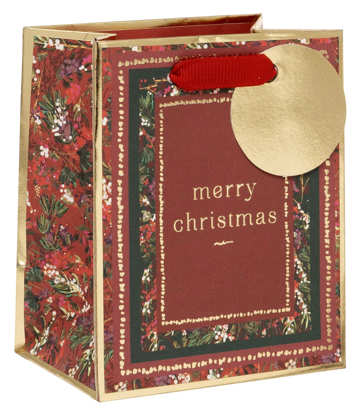 Xmas Mini Bag Framed Foliage
