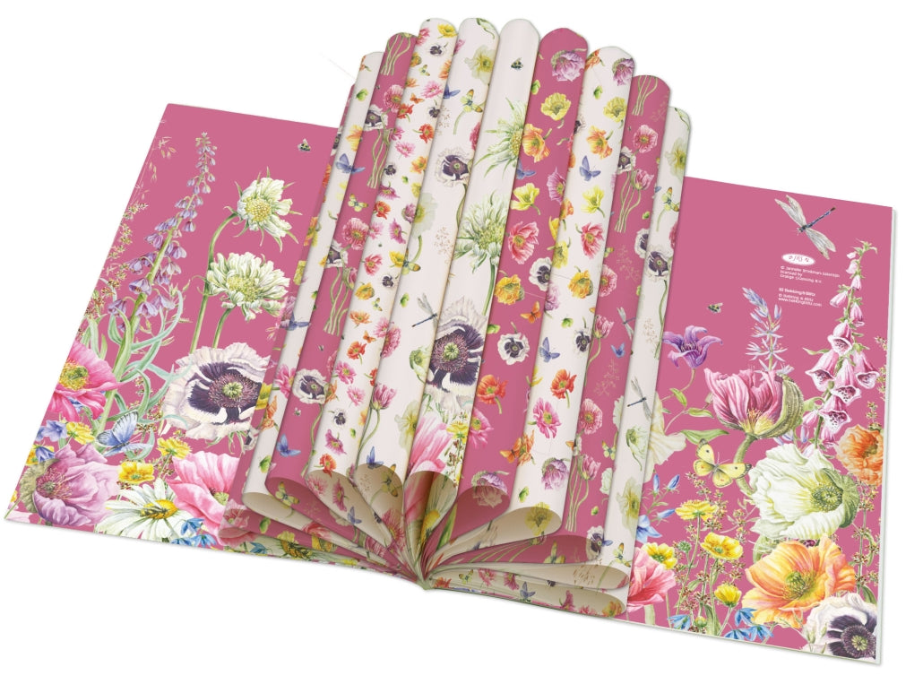 Wild Flower Field Gift Wrap Book